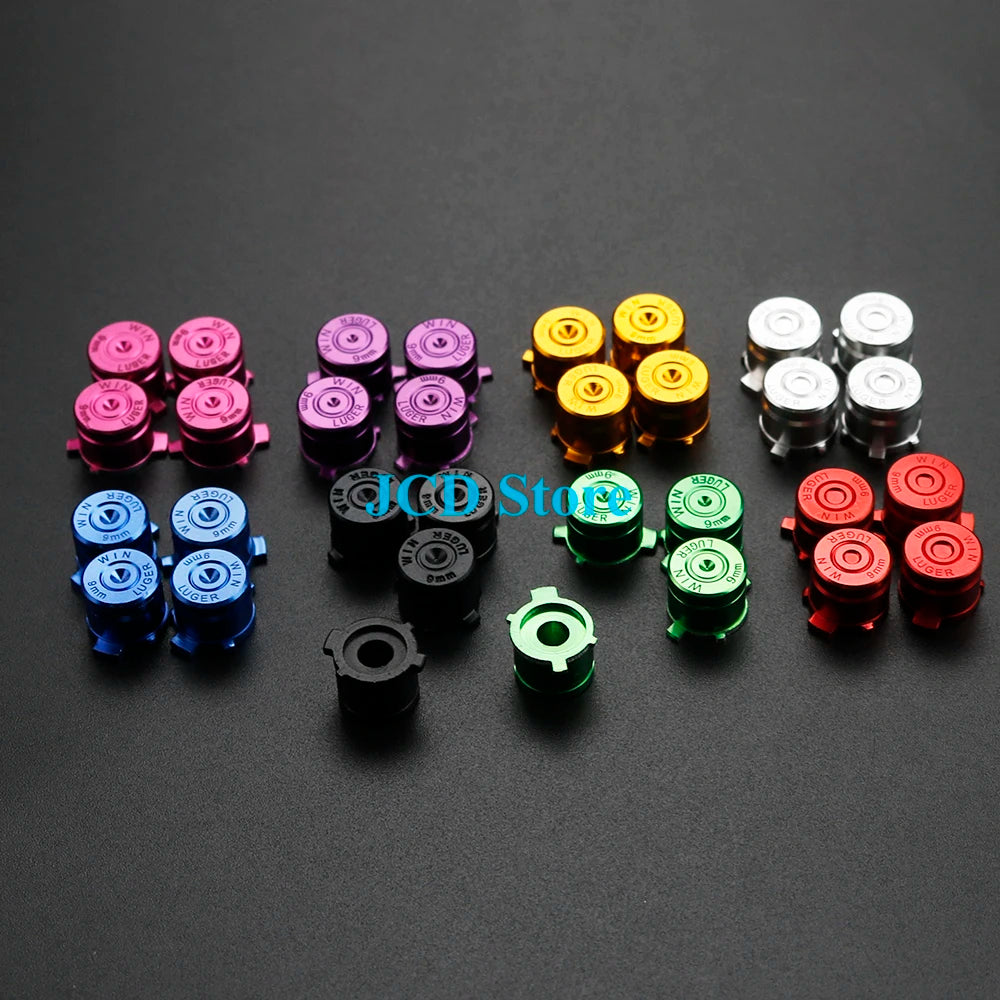 Metal Dpad ABXY Buttons for PS4 Controller Custom Replacemen