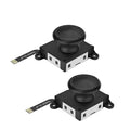 2pcs Replacement Analog Joystick Hall Sense Effect Joystick 