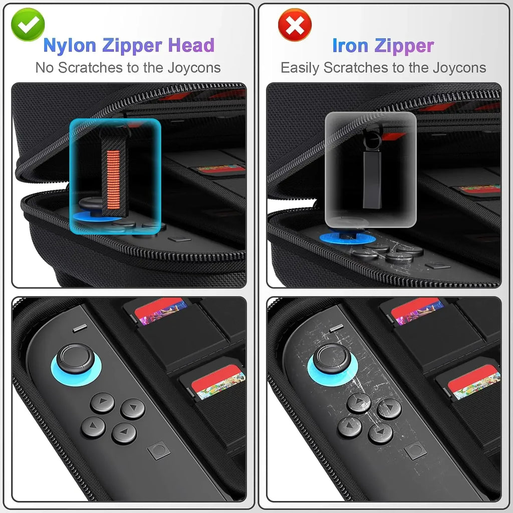 Protective Carrying Case for NS Switch 2 with Game Cards Slo