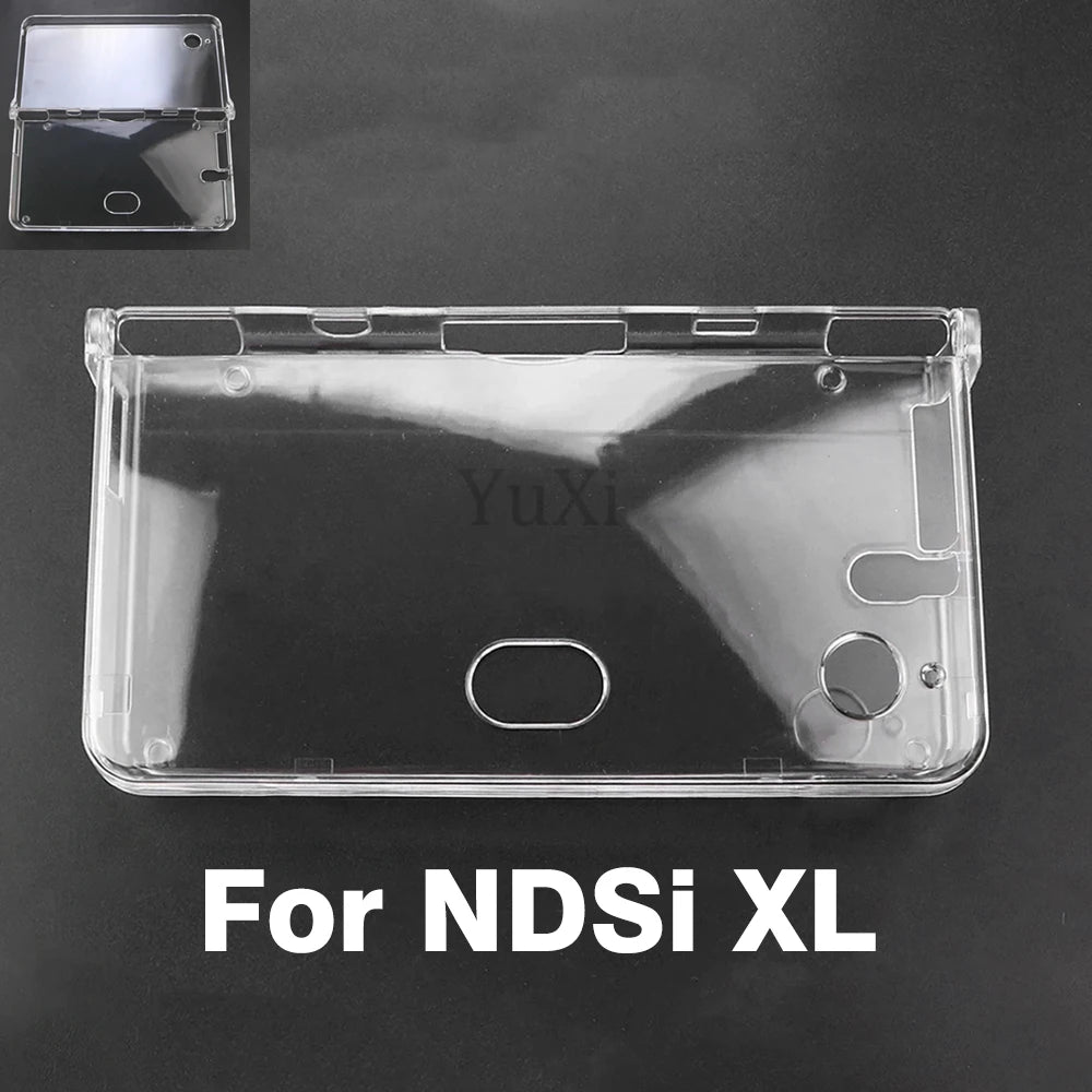 Clear Crystal Protective Case For Nintend NDS Lite NDSi XL LL Plastic Hard Shell Skin Case Cover For 2DS New 3DS XL LL GBA SP