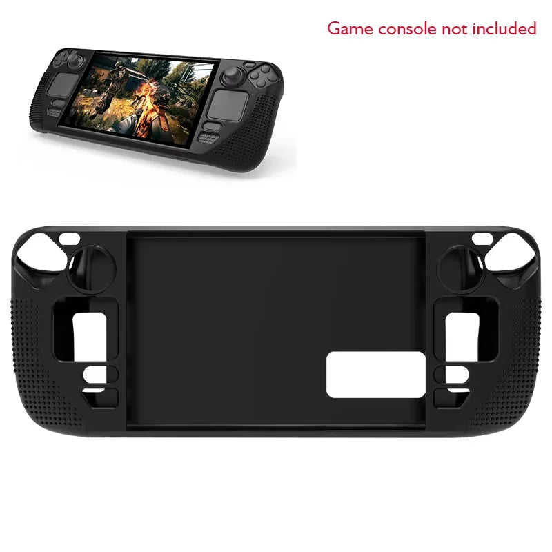 Portable Storage Bag + Crystal Shell + Tempered Glass + Dock Stand + Silicone Case for Steam Deck Accessories