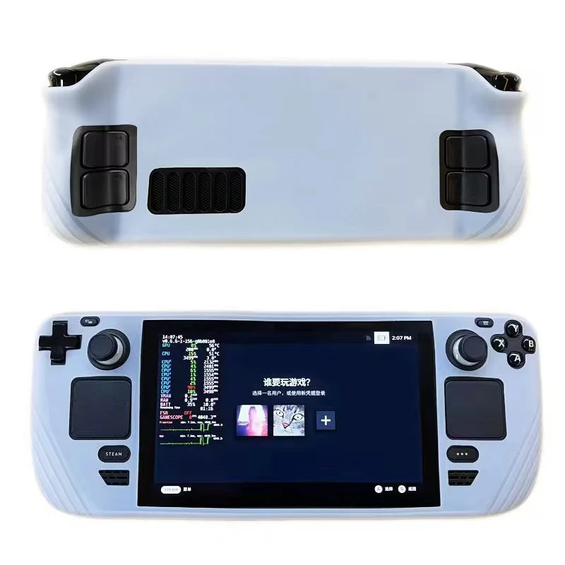 Silicone Protective Case for Steam Deck Game Console Full Pa