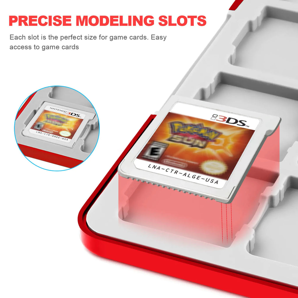 48 in 1 Portable Game Cards Storage Hard Case for NEW 3DS XL