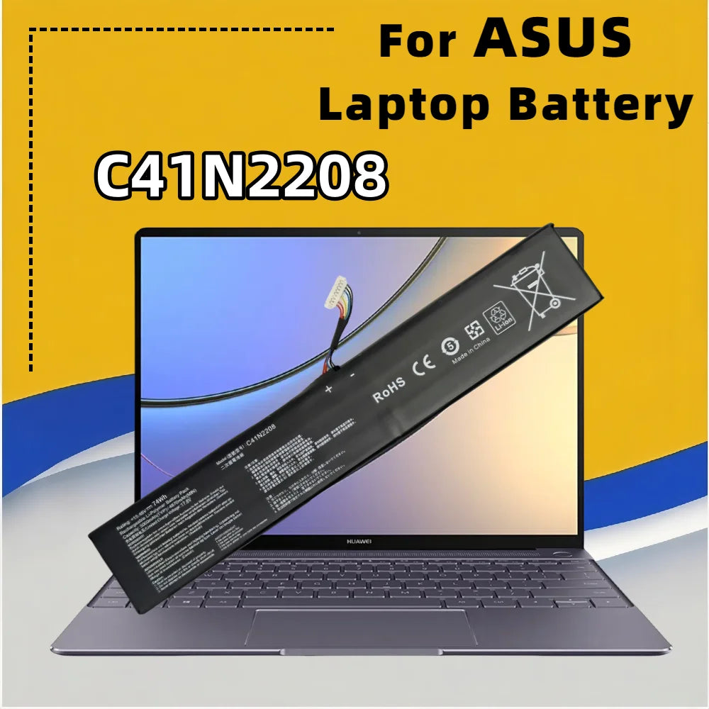 FRLESUI C41N2208 74Wh 77.4Wh Battery For ASUS ROG ALLY Gamin