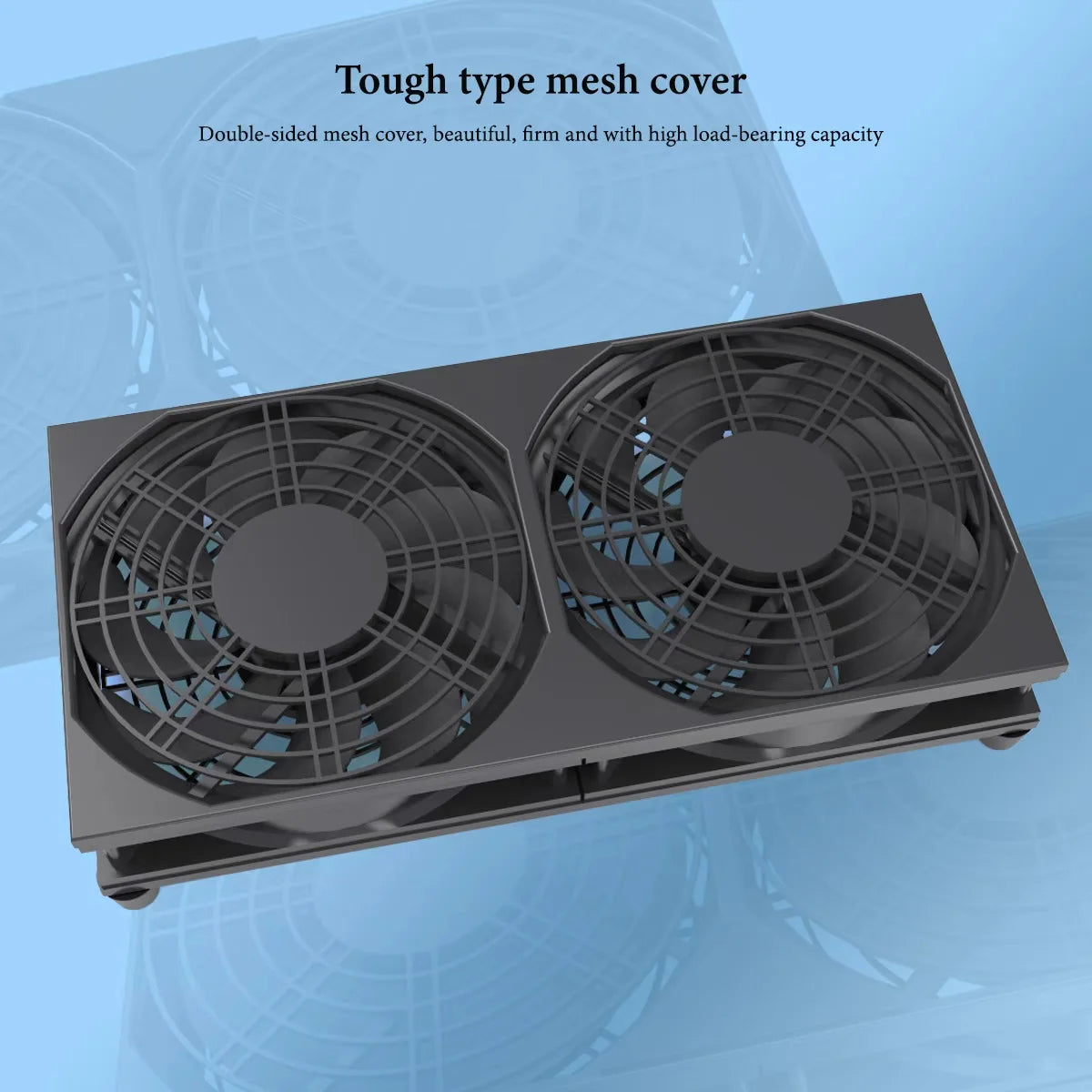 Dual USB Cooling Fan with 3-Speed Control 5V High Airflow Co