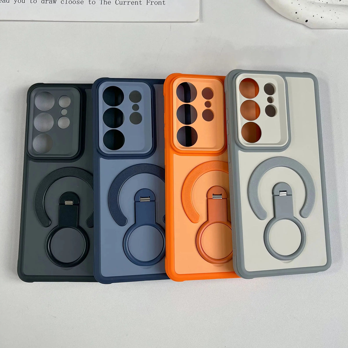 Shockproof Armor Matte For Magsafe Magnetic Case For Samsung