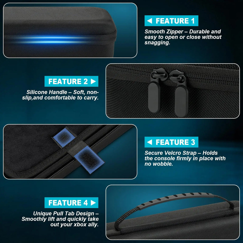 Large Capacity Carrying Case for ASUS ROG XBOX ALLY X 2025 H