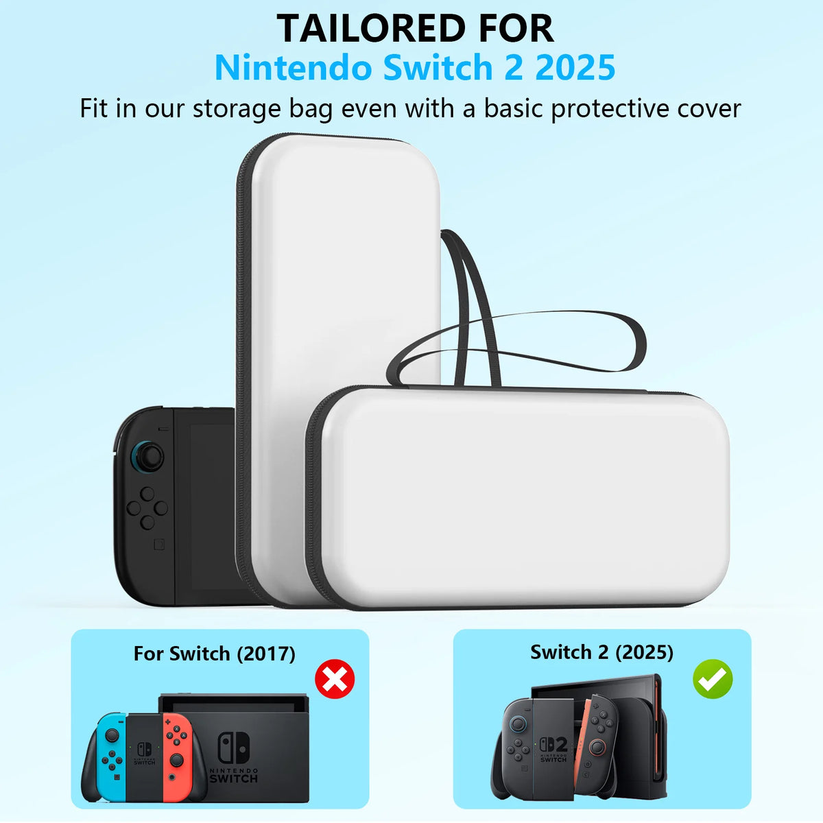 Carry Case Compatible with NS Switch 2 (2025) - For Console 