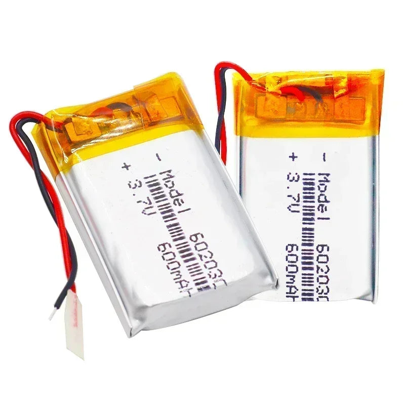 3.7V 600mAh 602030 Lipo Battery for Handheld Game Console MP