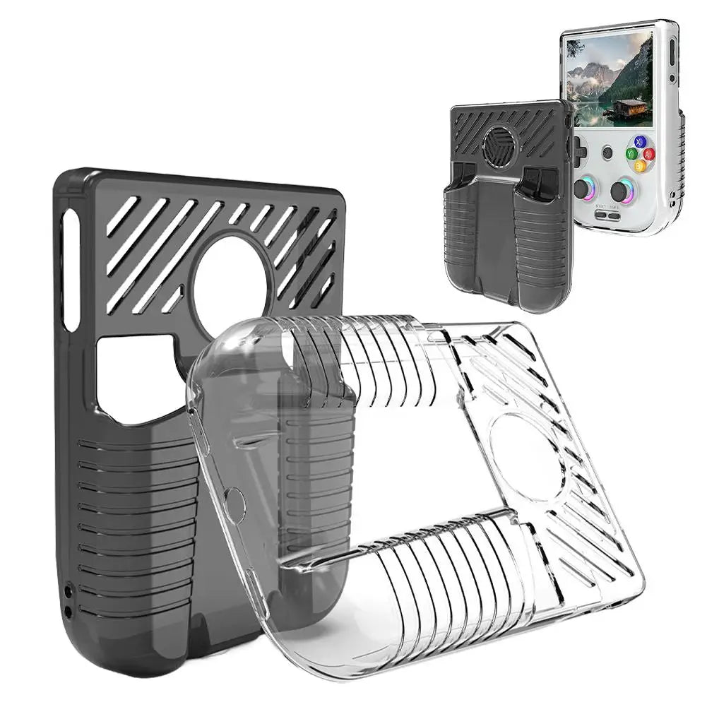 Transparent TPU Protective Case Handheld Game Console Access