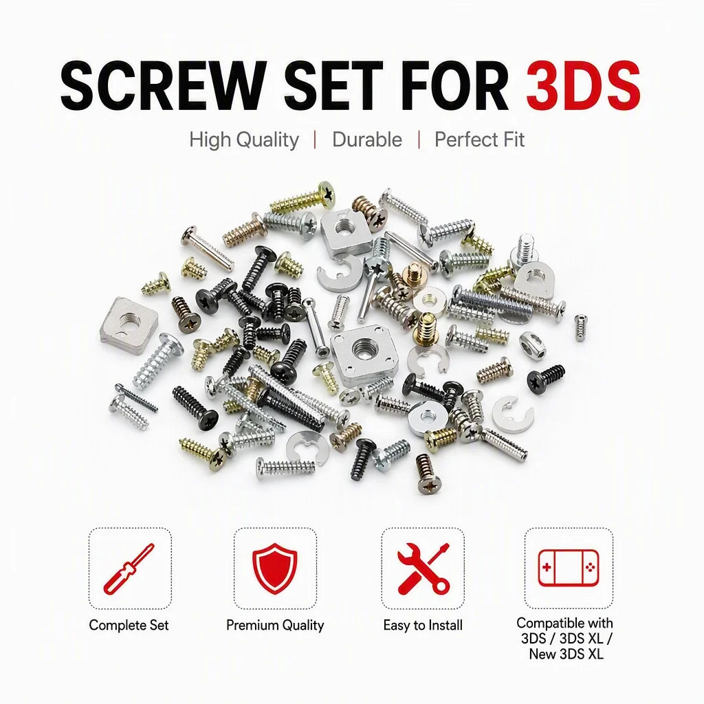 1set Replacement Philips Head Screws Set For 3DS XL LL New 3