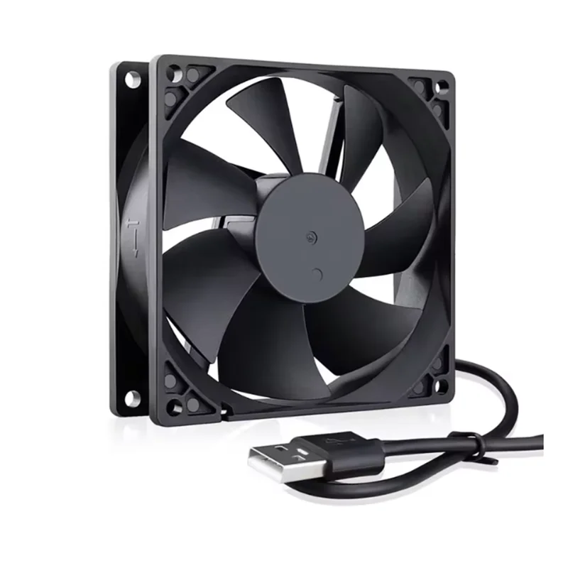 120x120x25mm 80x80x15mm 5V USB Power Cooling Case Fan For Re