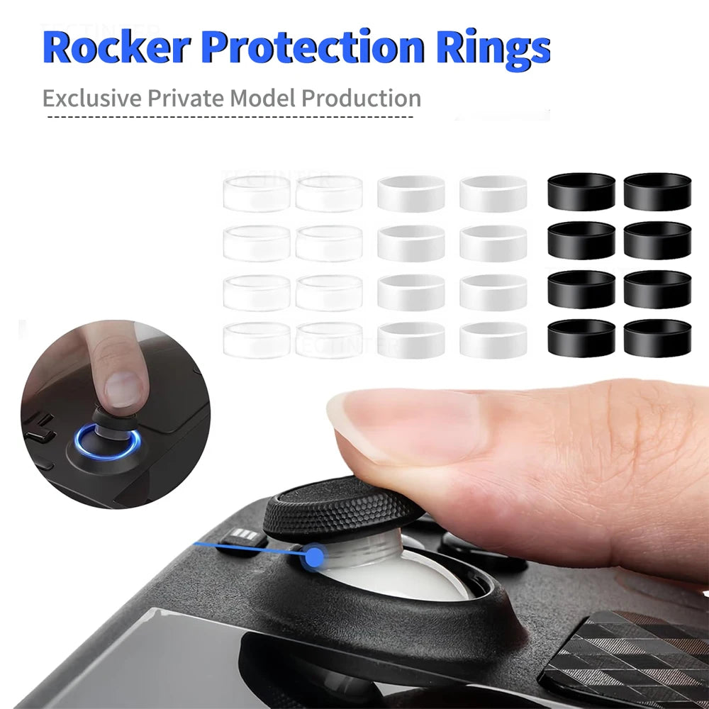 4/8pcs Elastic Protective Joystick Rubber Ring for PS5/ PS4/