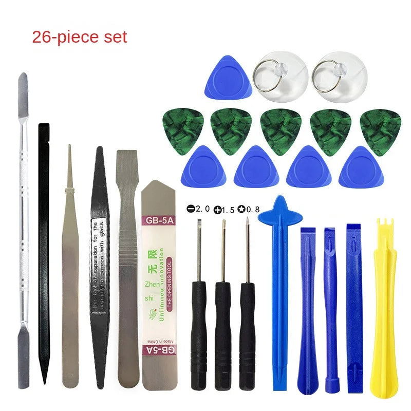 22/24/26 IN 1 Screen Opening Mobile Phone Kit Tweezers Screwdrivers Disassemble for iPhone Samsung Remove Screen Repair Tool