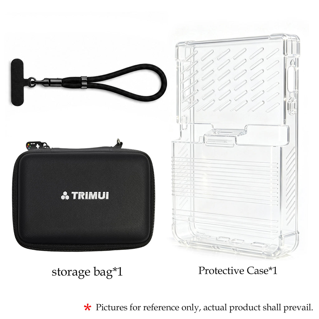 For Trimui Brick PRO TPU Case Storage Bag Portable Brick PRO Game Console Transparent Soft Shell Handheld Carry Bag Accessory