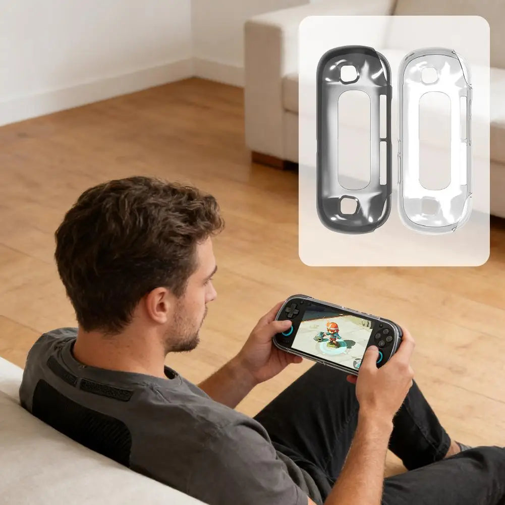 For Retroid Pocket 6 TPU Protective Case Grip Handle Stand C