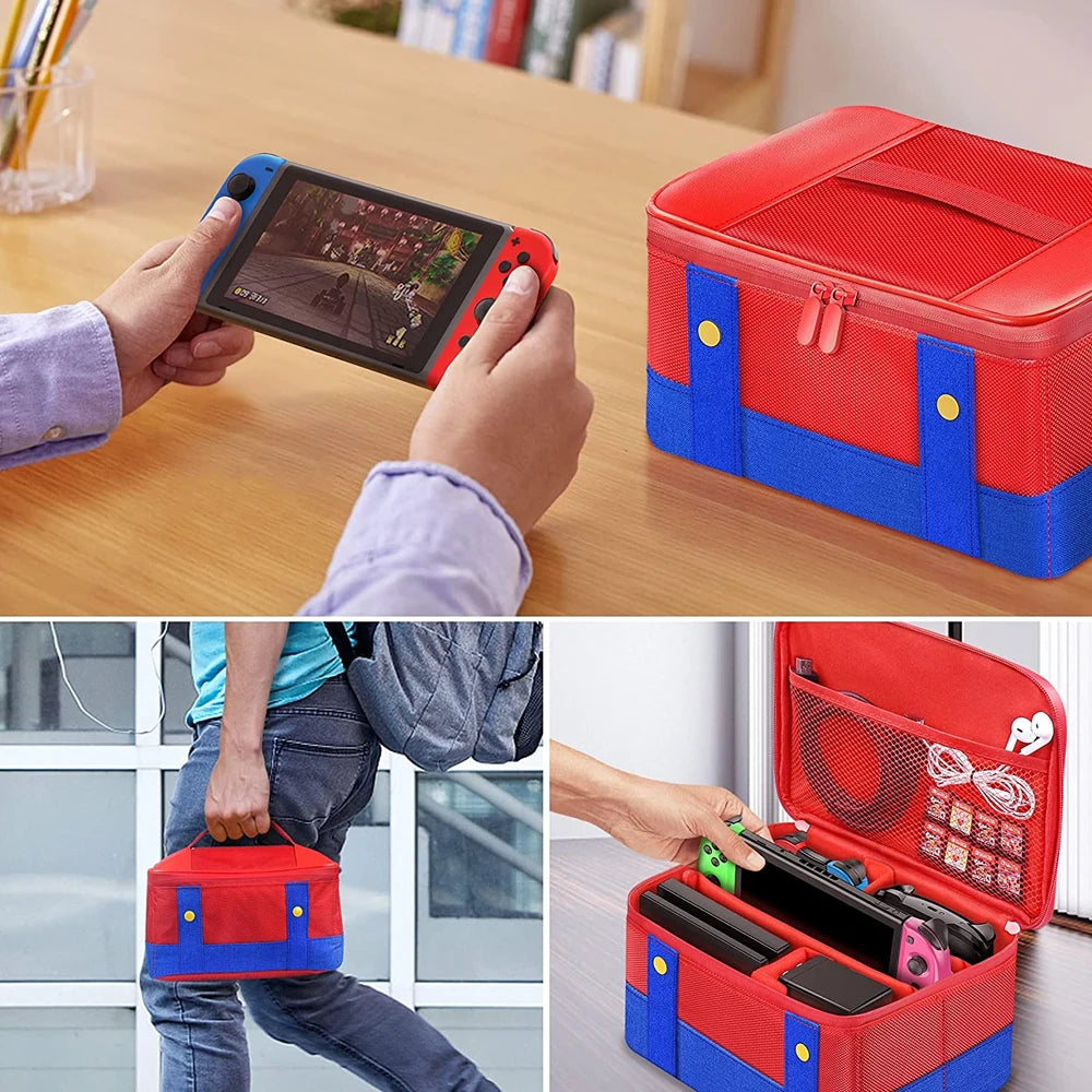 Large Carrying Case for Nintendo Switch OLED Console Pro Con