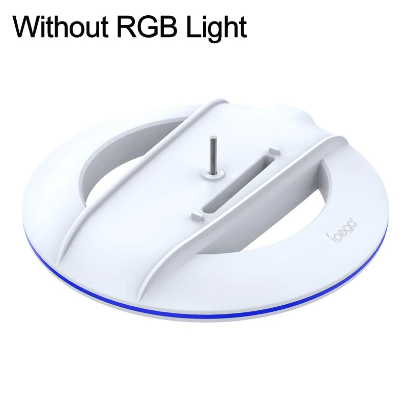 Vertical Cooling Stand with RGB Light for PS5 Slim Disc/Digital Edition Console Anti-Slip Base Bracket Holder for PS5 Accessorie