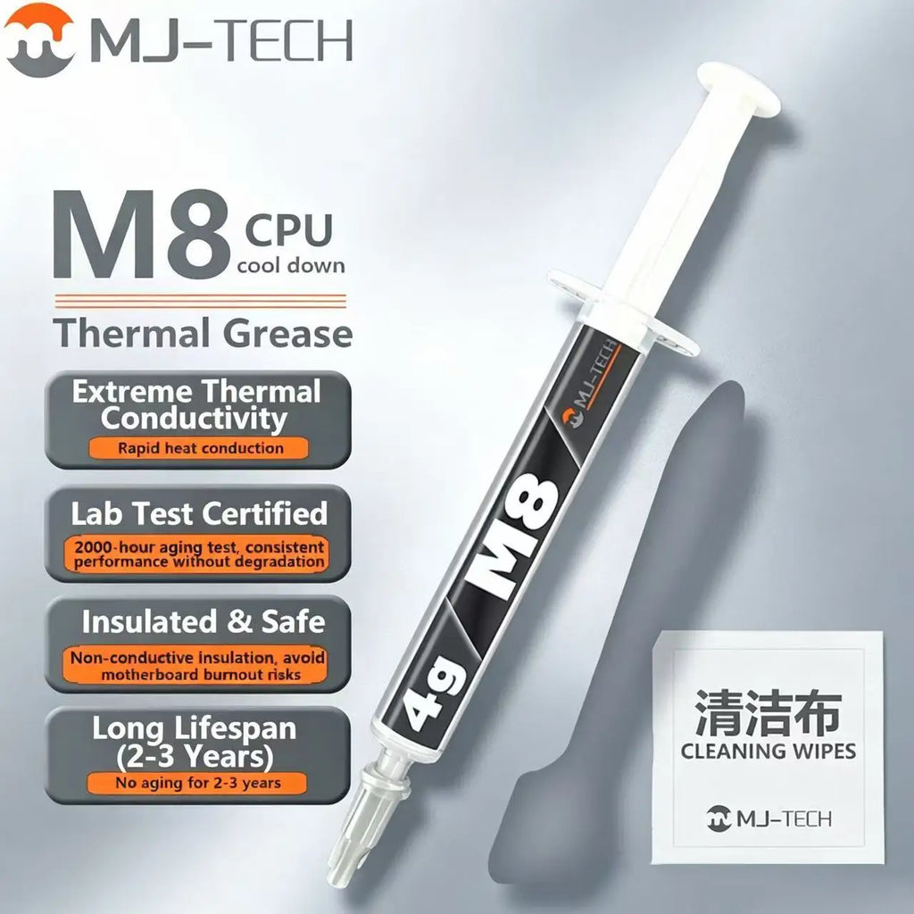 MJ-TECH M8 8W/mK Thermal Grease 4g/35g CPU GPU Cooling Therm