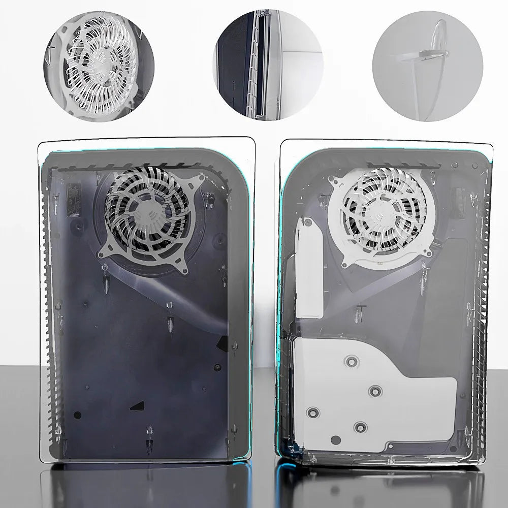 Transparent Cooling Vent Shell Hard Plastic Replacement Plat
