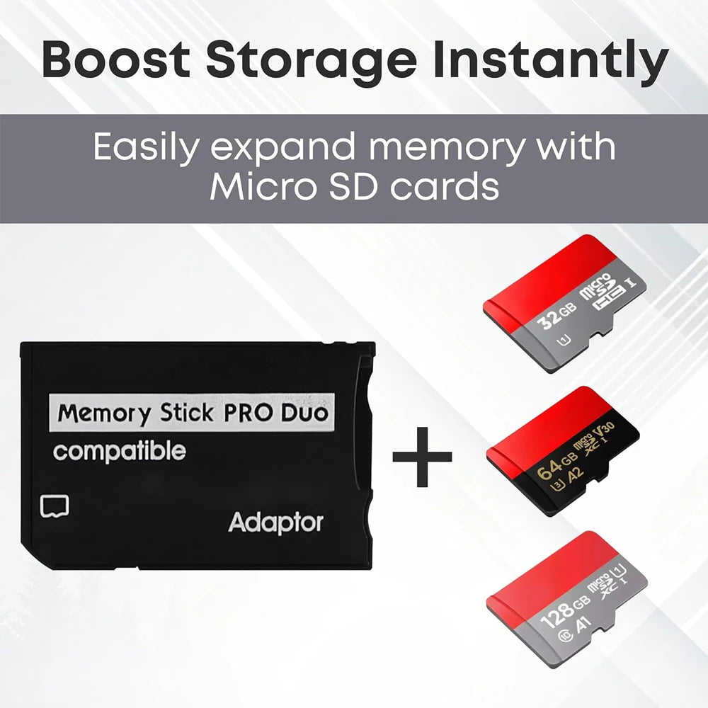 TF to MS Memory Stick Pro Duo Adapter Card Reader for PSP SD