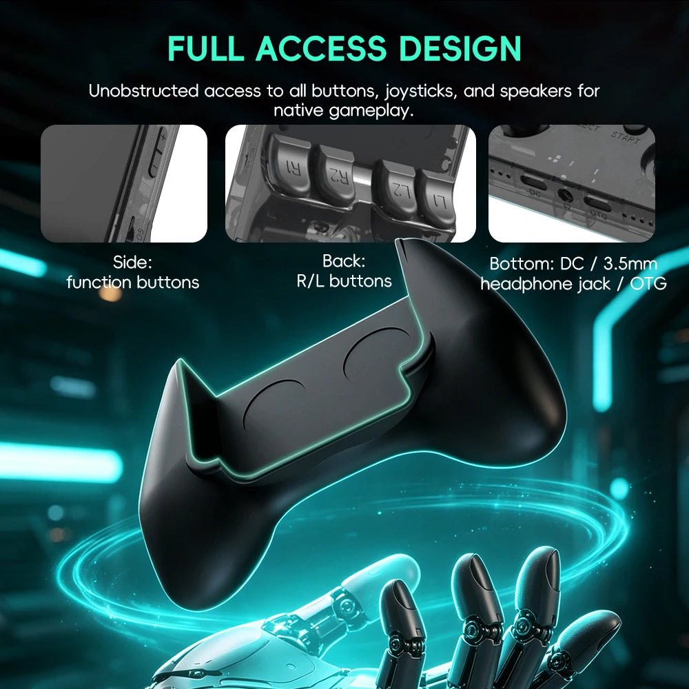 Data Frog R36S Grip Ergonomic Handheld Console Handle Case A