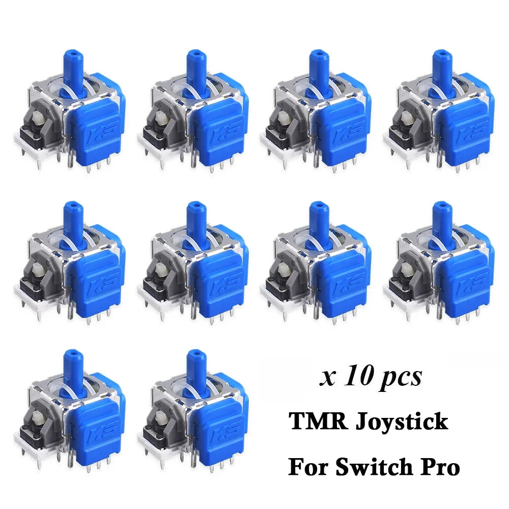 10Pcs Tmr Electromagnetic Joystick Replacement for Ps5 Gamep