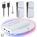 Vertical Cooling Stand with RGB Light for PS5 Slim Disc/Digi