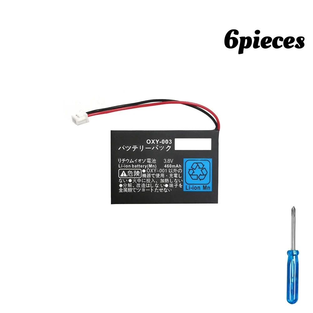 OXY-003 Battery for Nintendo GBM Game Boy Micro 460mAh 3.8V Rechargeable Lithium Battery Game Console Replacement Lipo cell