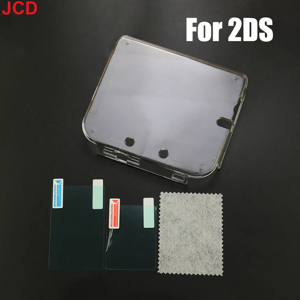 JCD Anti Scratches Case Clear Crystal Hard Housing Cover She