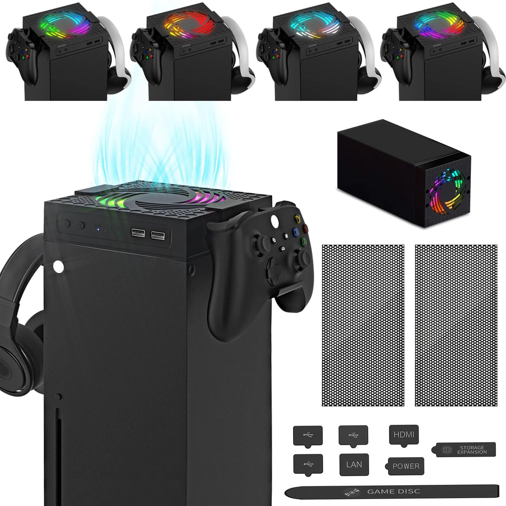 Aolion RGB Cooling Fan Host Dust Proof Cover Mesh Filter Jac
