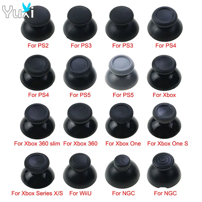 YuXi 1pc Analog Joystick Thumb Stick Grip Cap For PS5 PS4 PS