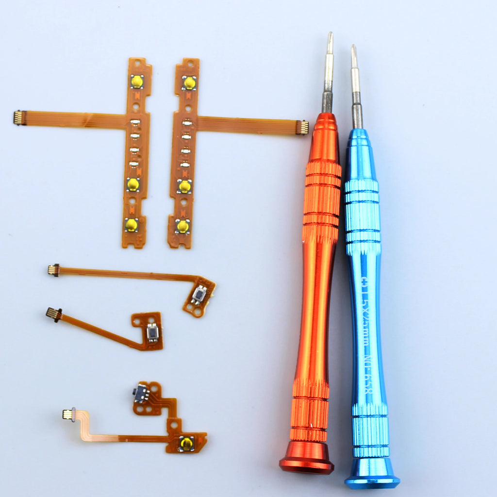 2pc Screwdriver + Flex Cable for Joycon Switch Strap Ribbon 