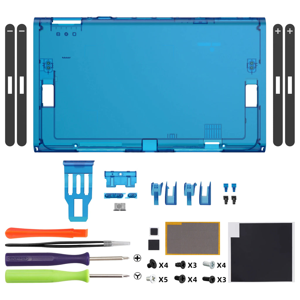 eXtremeRate Replacement DIY Back Plate for Nintendo Switch 2 Handheld Console Housing Cover Shell Case (Without Kickstand)