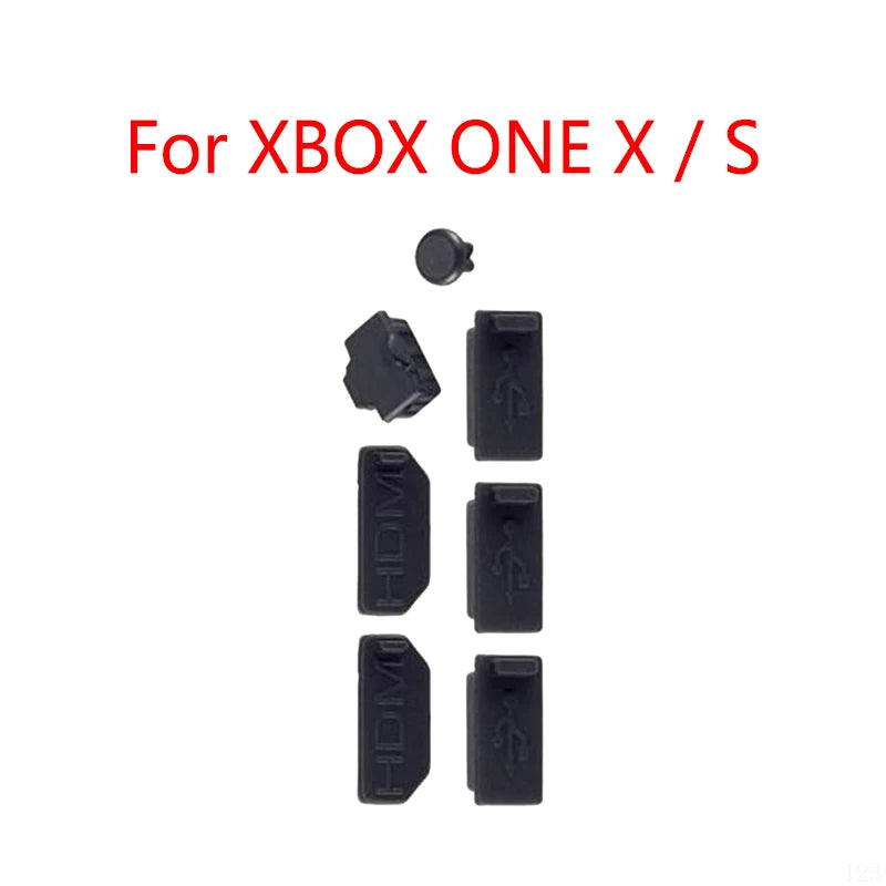 USB HDMI-Comp Dust Plug For Xbox One X S Gaming Console Sili