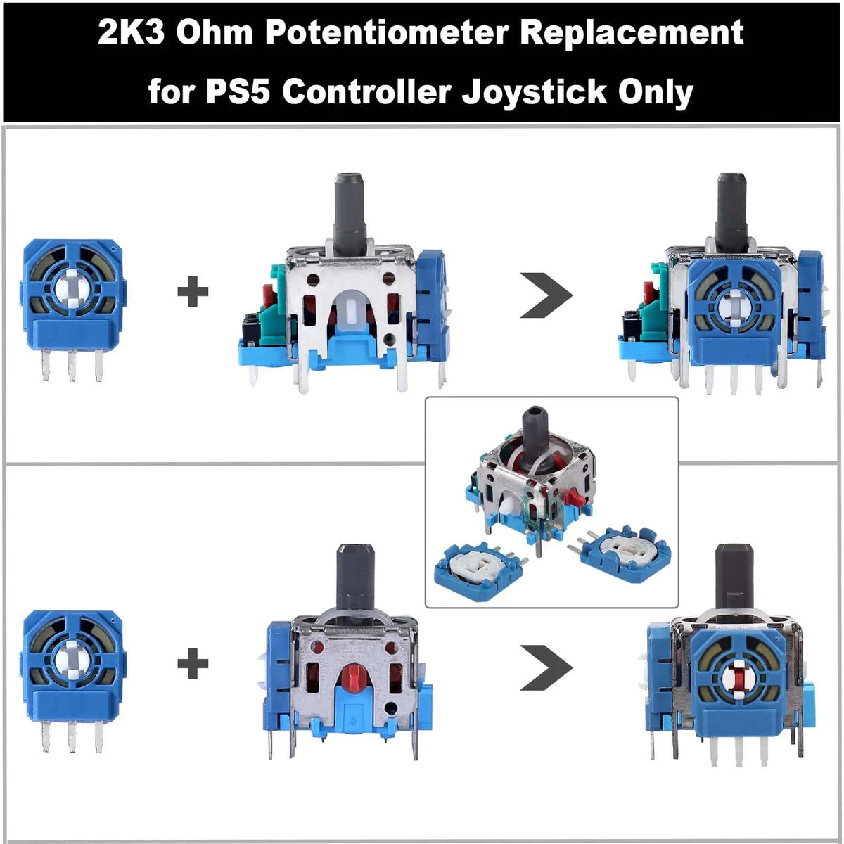5/10Pc Original Alps Joystick 2K3 Ohm Potentiometer for Ps5 