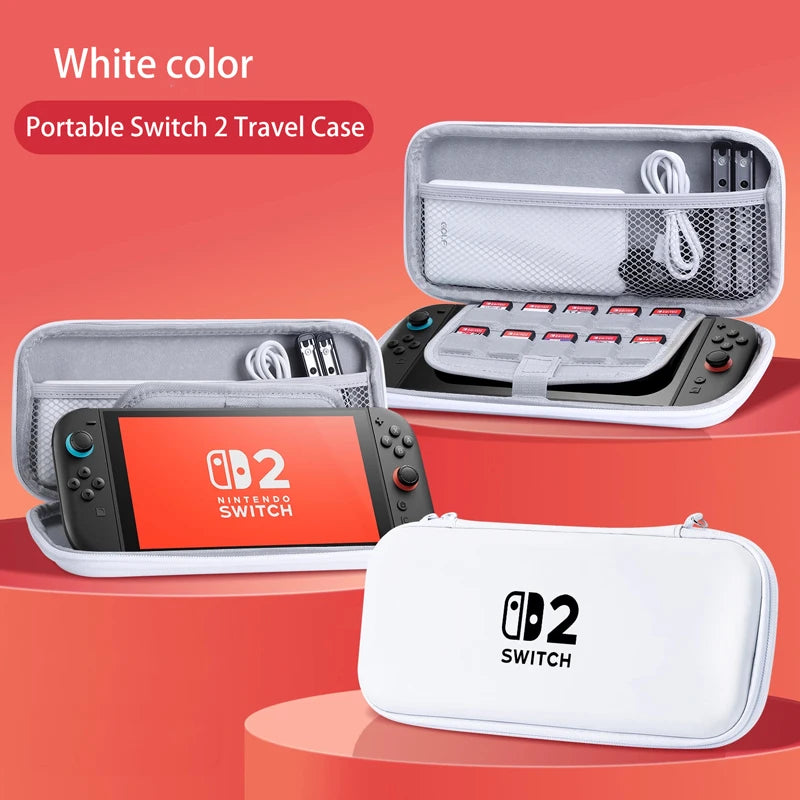 Console Storage Case for Nintendo Switch 2 Portable Hard Carry Bag Protective Case for NS2 Game Console