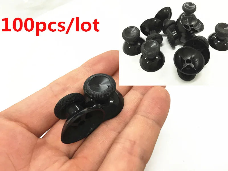 100Pcs 3D Analog Joystick Stick Replacement Module Mushroom Cap For Sony PS4 Playstation 4 5 PS5 Xbox one / 360 Thumbstick Cover