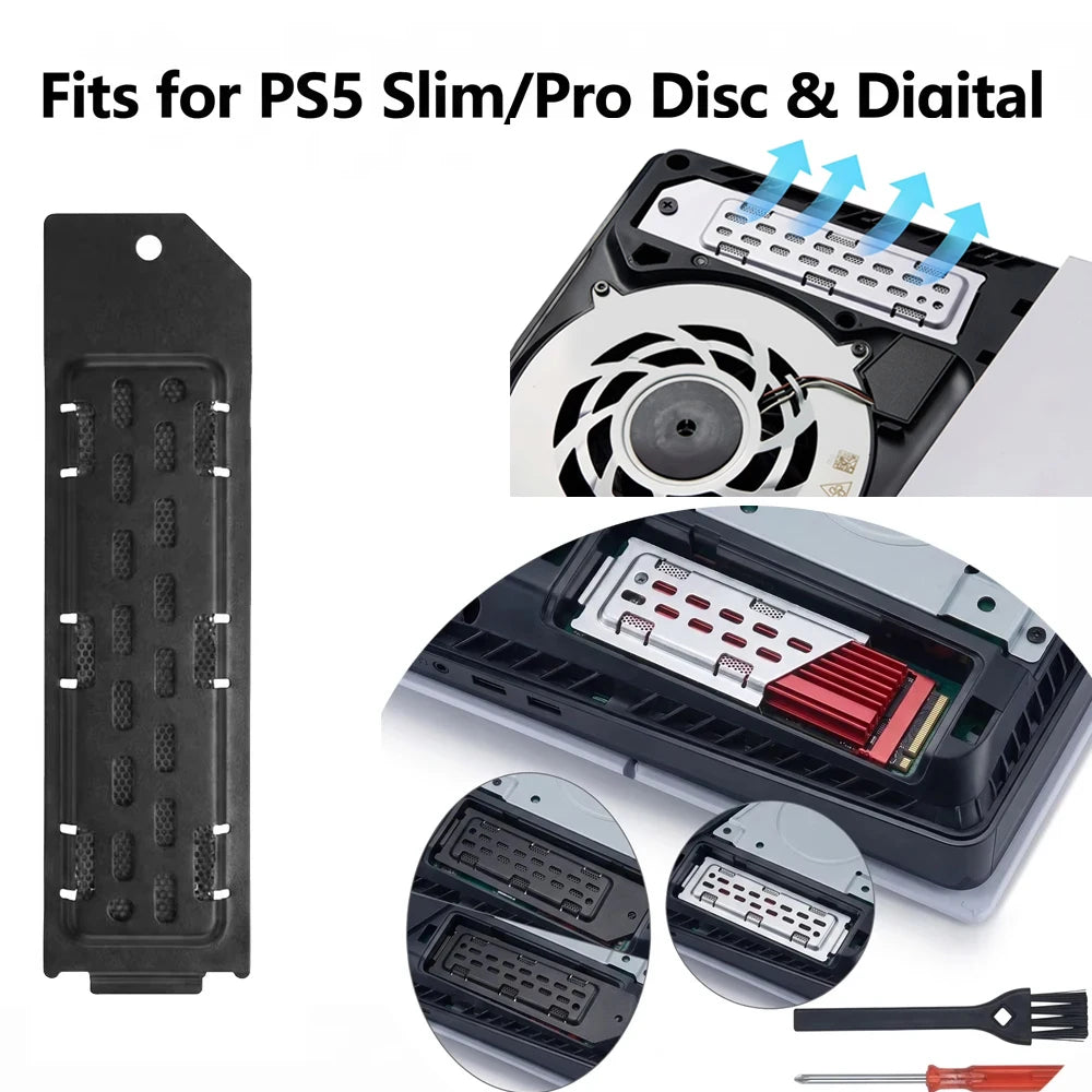 SSD Heatsink Dust Cover For PS5 Slim/Pro Console M.2 SSD Ext