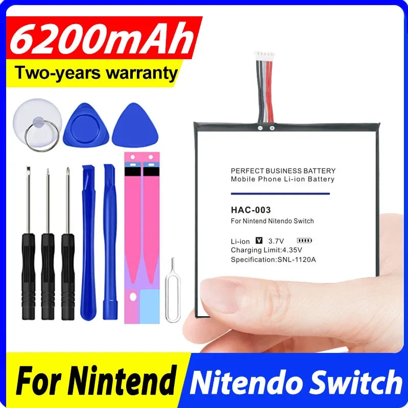 6200mAh HAC-003 HAC-001 HAC-A-BPHAT-C0 HAC-S-JP/EU-C0 Batter