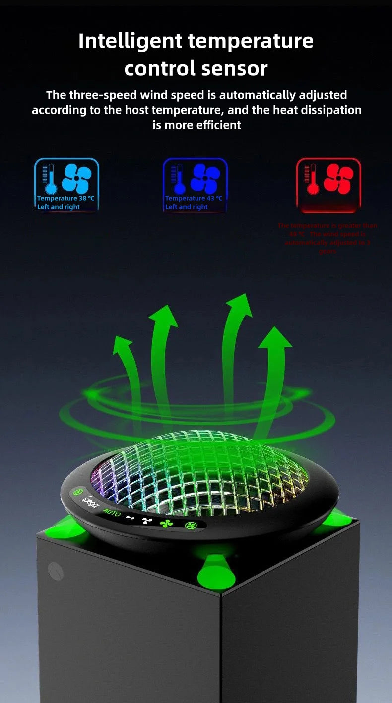 Ipega Cooling Fan For Xbox Series X Console UFO Design Coole