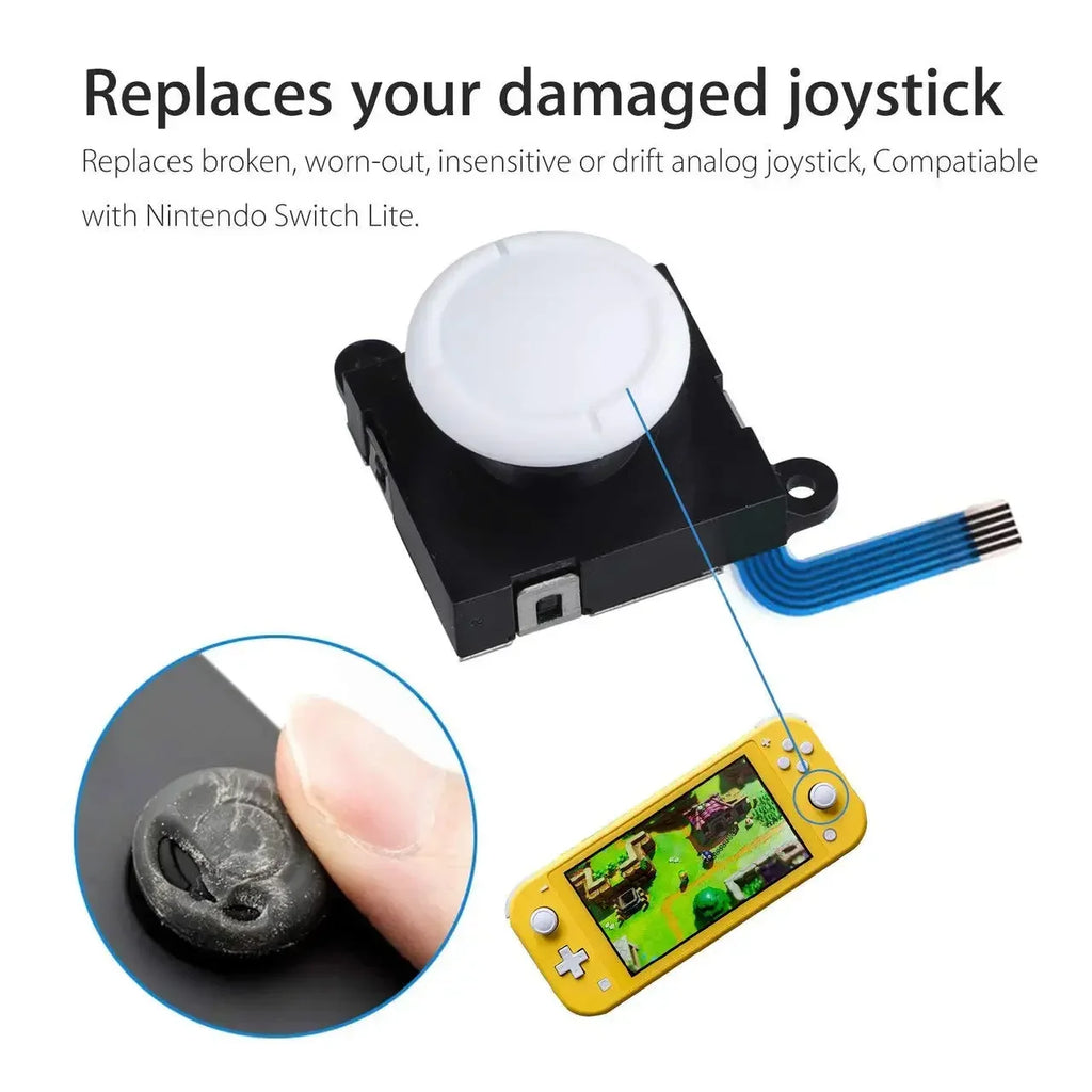 2/8/10pcs Replacement 3D Analog Joystick for Nintend Switch 