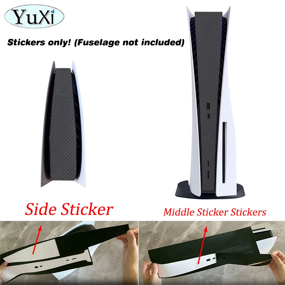 Stickers Middle Side Skin Sticker For PS5 Console Protection