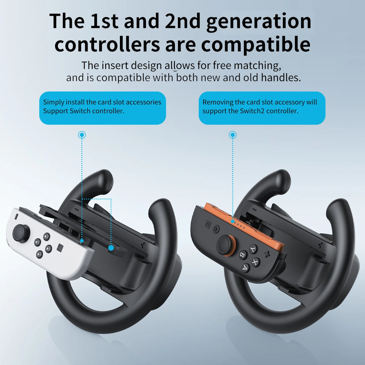 HONCAM Universal Racing Wheel Stand for Switch & Switch2 Joy