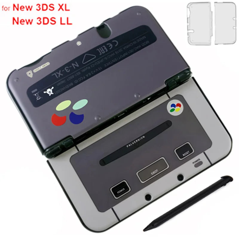Limited Retro Skin Case For NEW 3DSXL Matte Hard Protective 