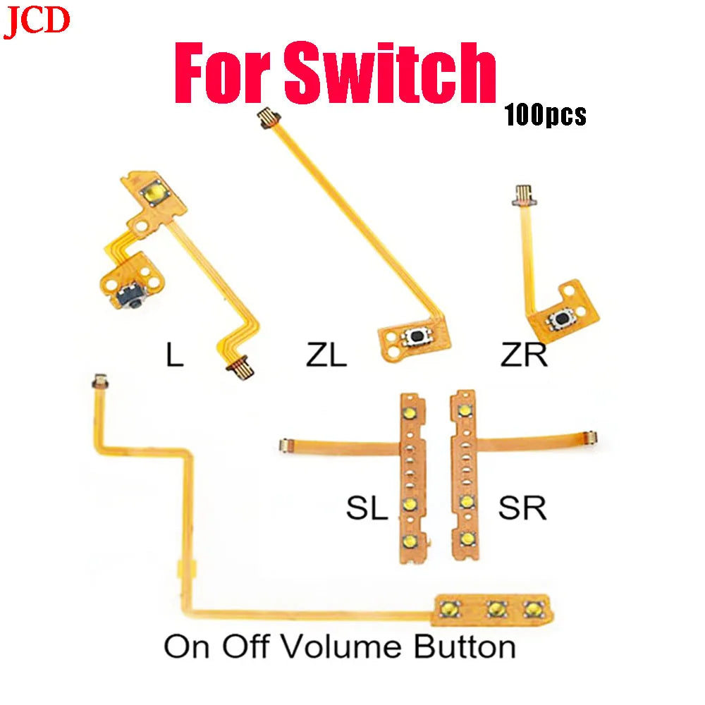 JCD Replacement For Switch JoyCon ZR ZL L SL SR Button Key R
