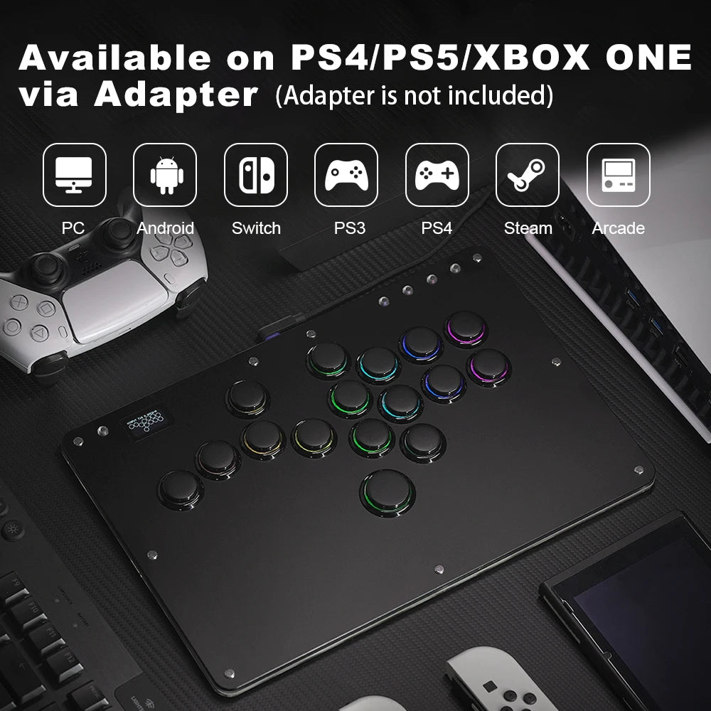Haute42 R16 Button Rim Leverless Hitbox Controller Stickless