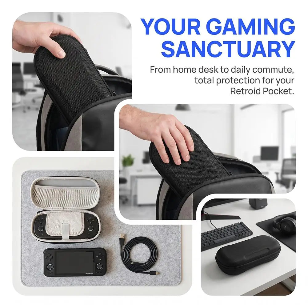 Hard Shell Carrying Case for Retroid Pocket 6 Handheld Conso