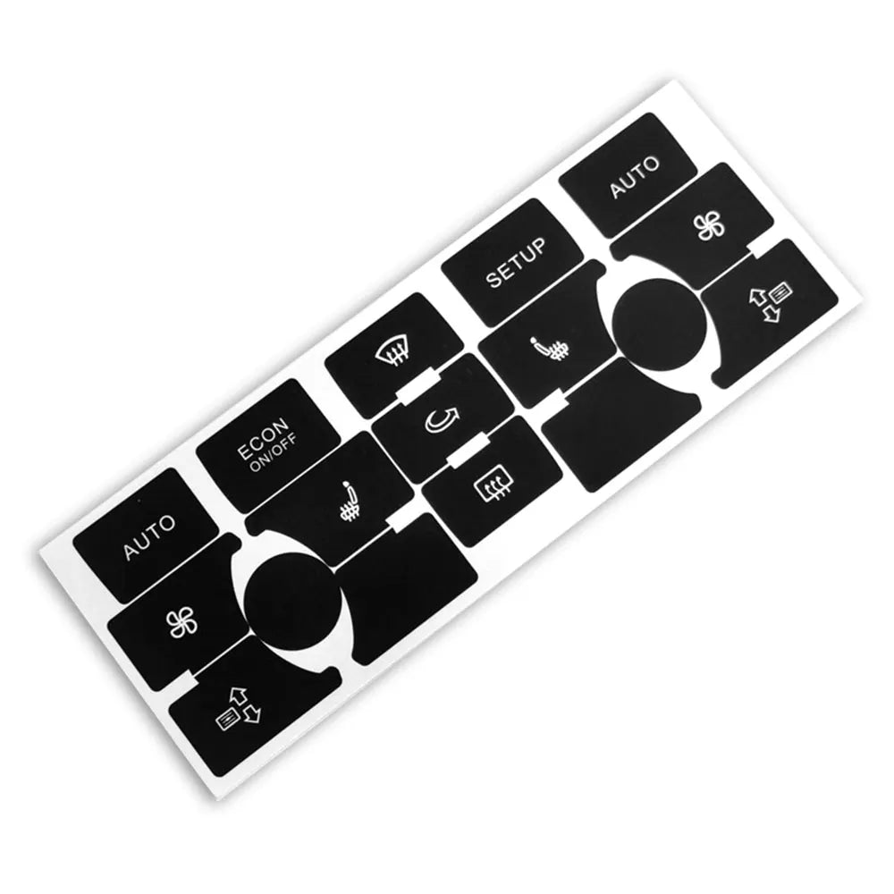 For Audi A6 C6 Button Sticker Interior Replacement Parts But