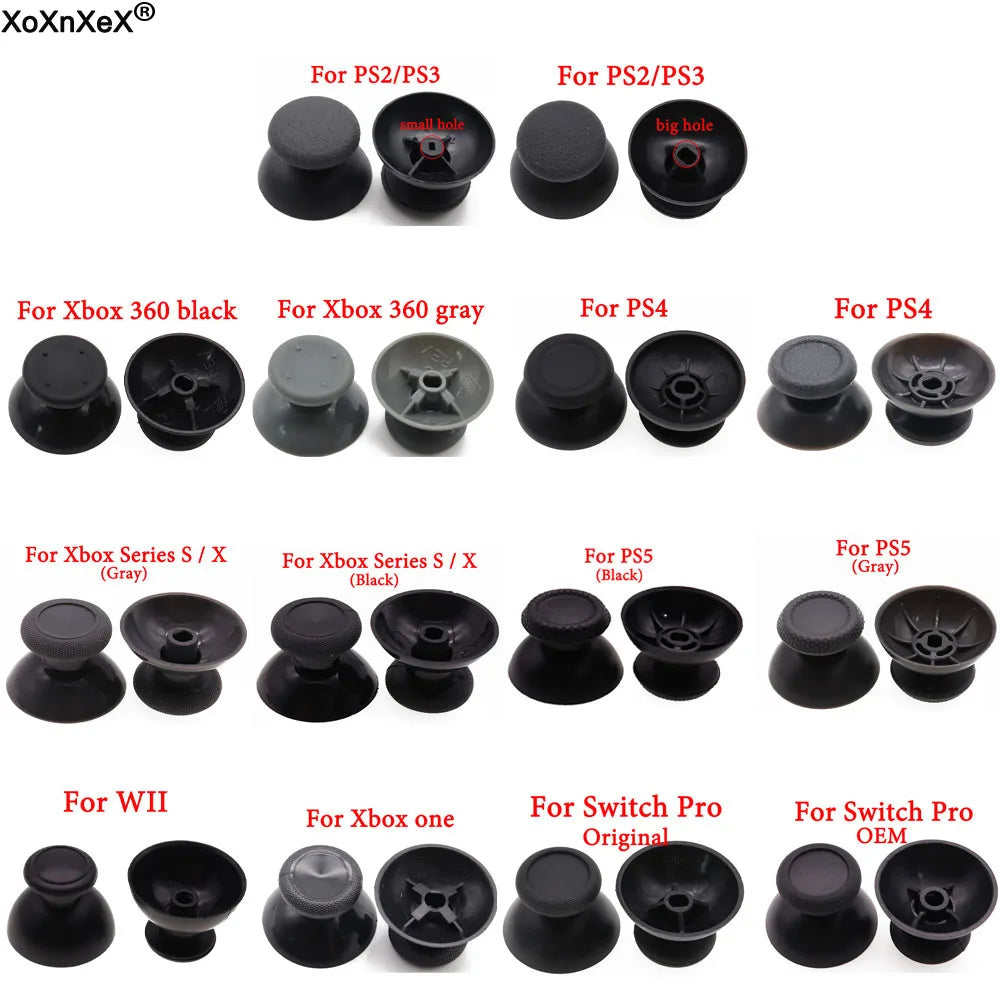 2pcs Replacement Controller Analog Thumbstick Thumb Stick Mu